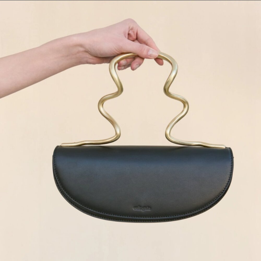 [New/Unopened packaging]Fashion Brand Ilaria Bag Black Top Handle Designer Style